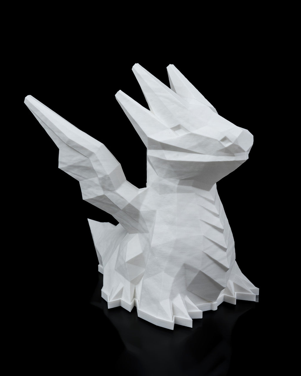 Low Poly Dragon Table Lamp