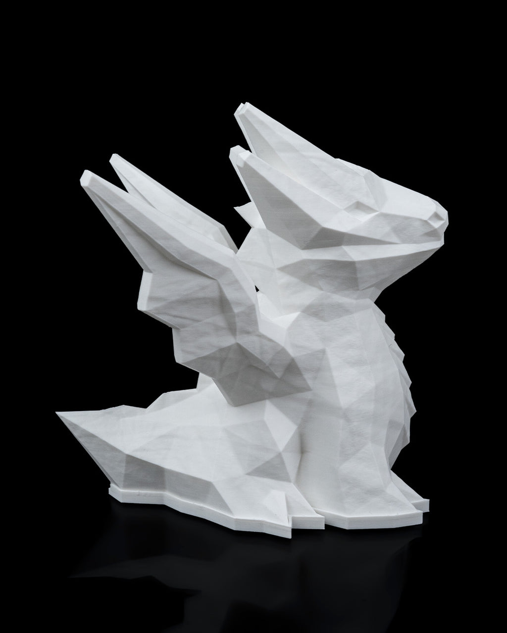 Low Poly Dragon Table Lamp