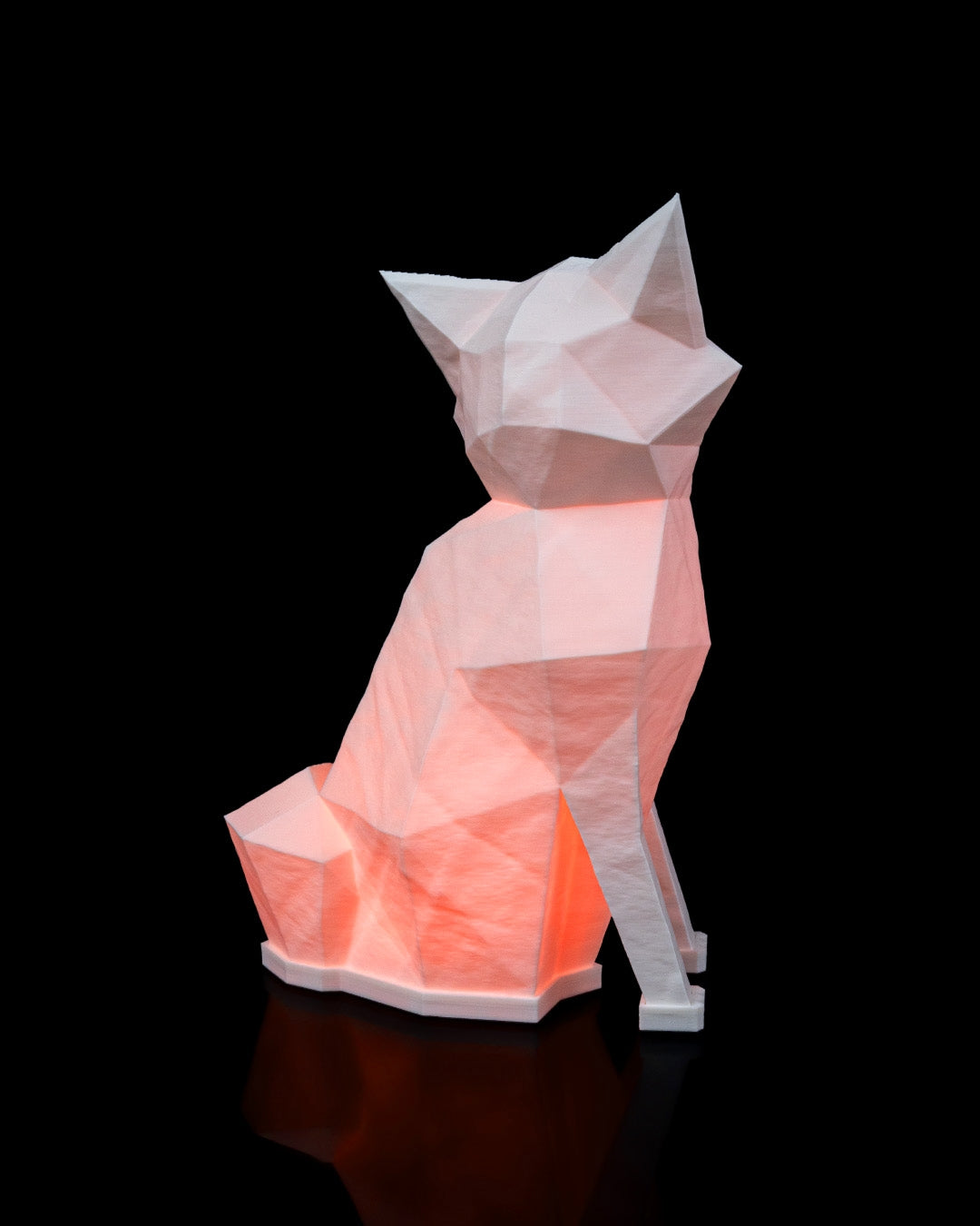Low Poly Fox Table Lamp