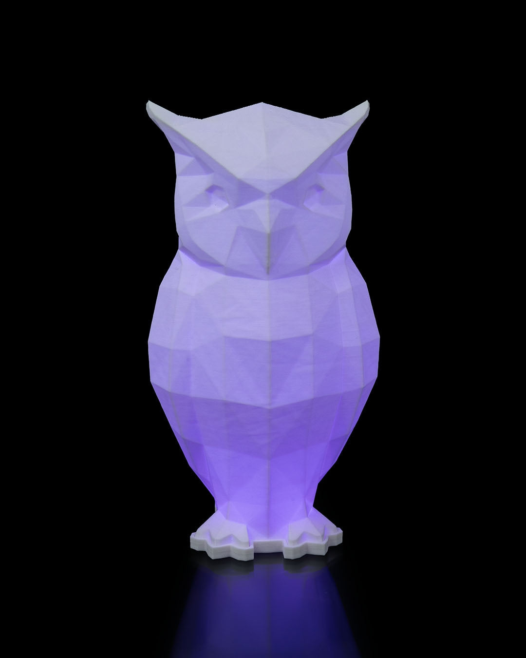 Low Poly Owl Table Lamp