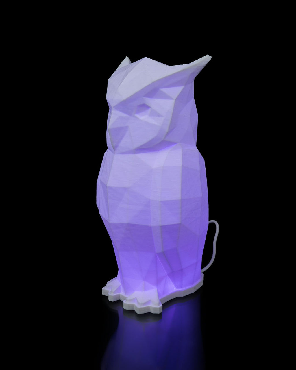 Low Poly Owl Table Lamp