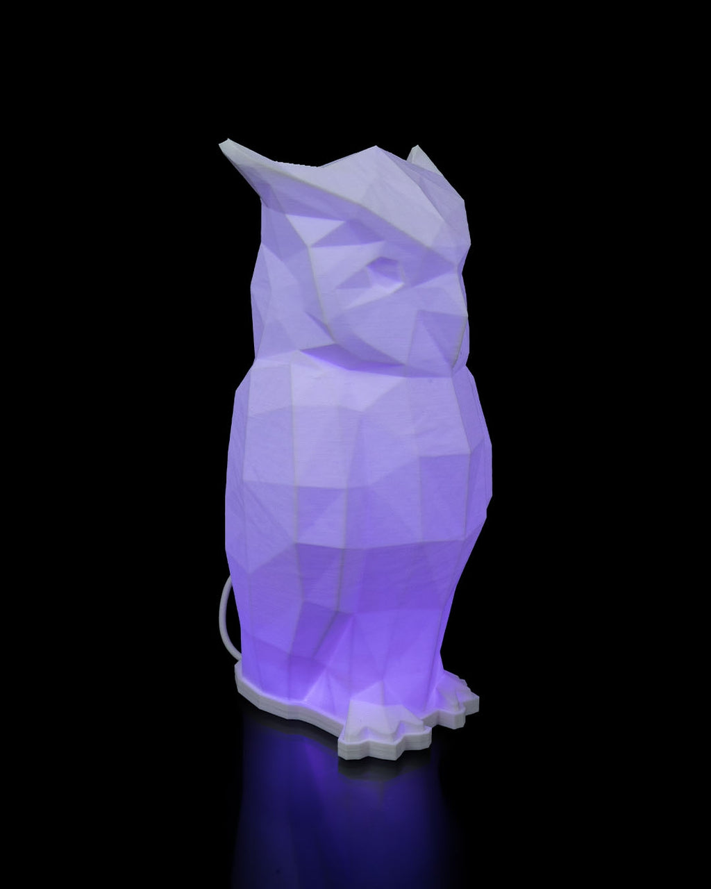 Low Poly Owl Table Lamp