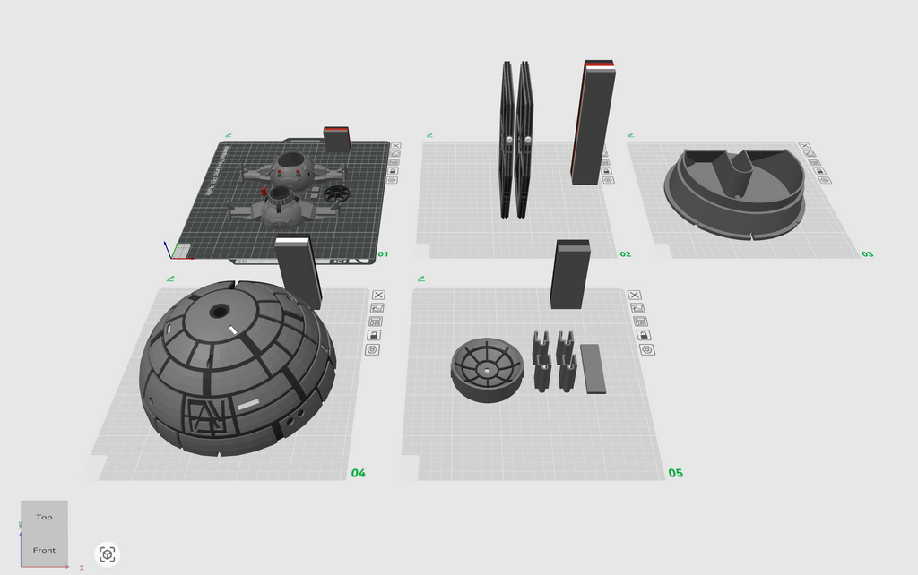 Tie Fighter Desk Lamp Kit