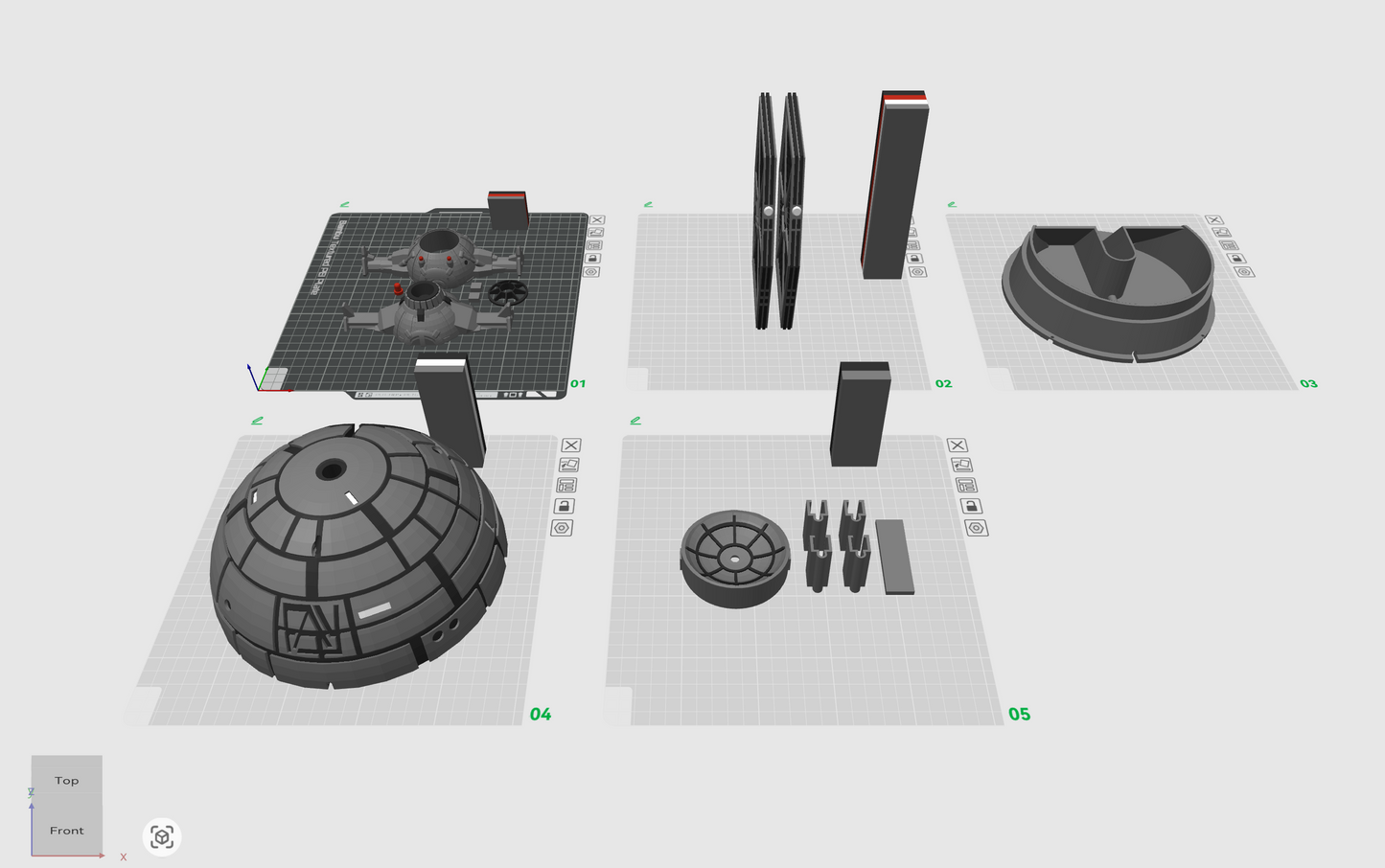 Tie Fighter Desk Lamp Kit