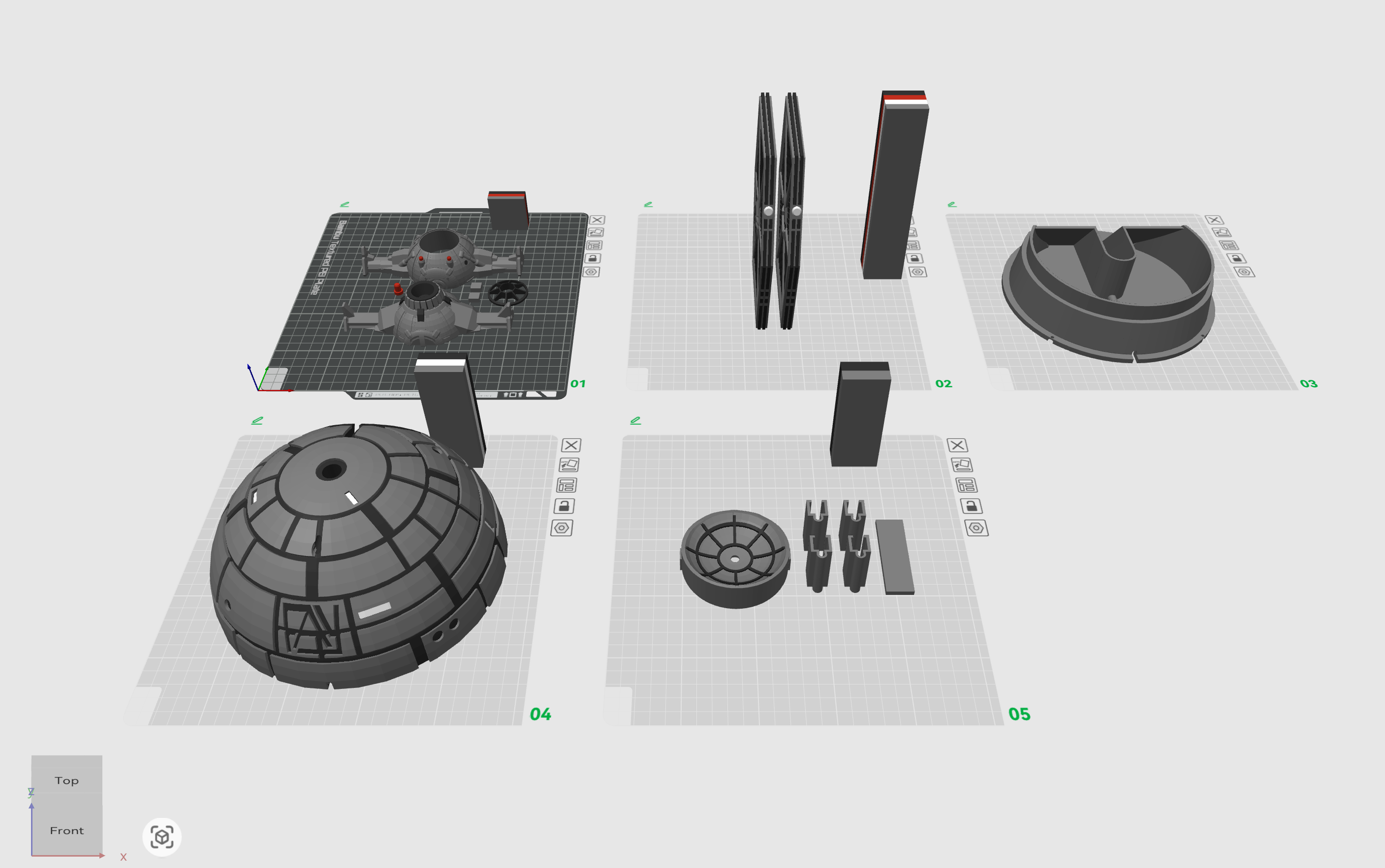 Tie Fighter Desk Lamp Kit