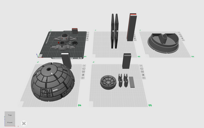 Tie Fighter Desk Lamp Kit