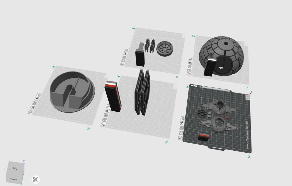 Tie Fighter Desk Lamp Kit