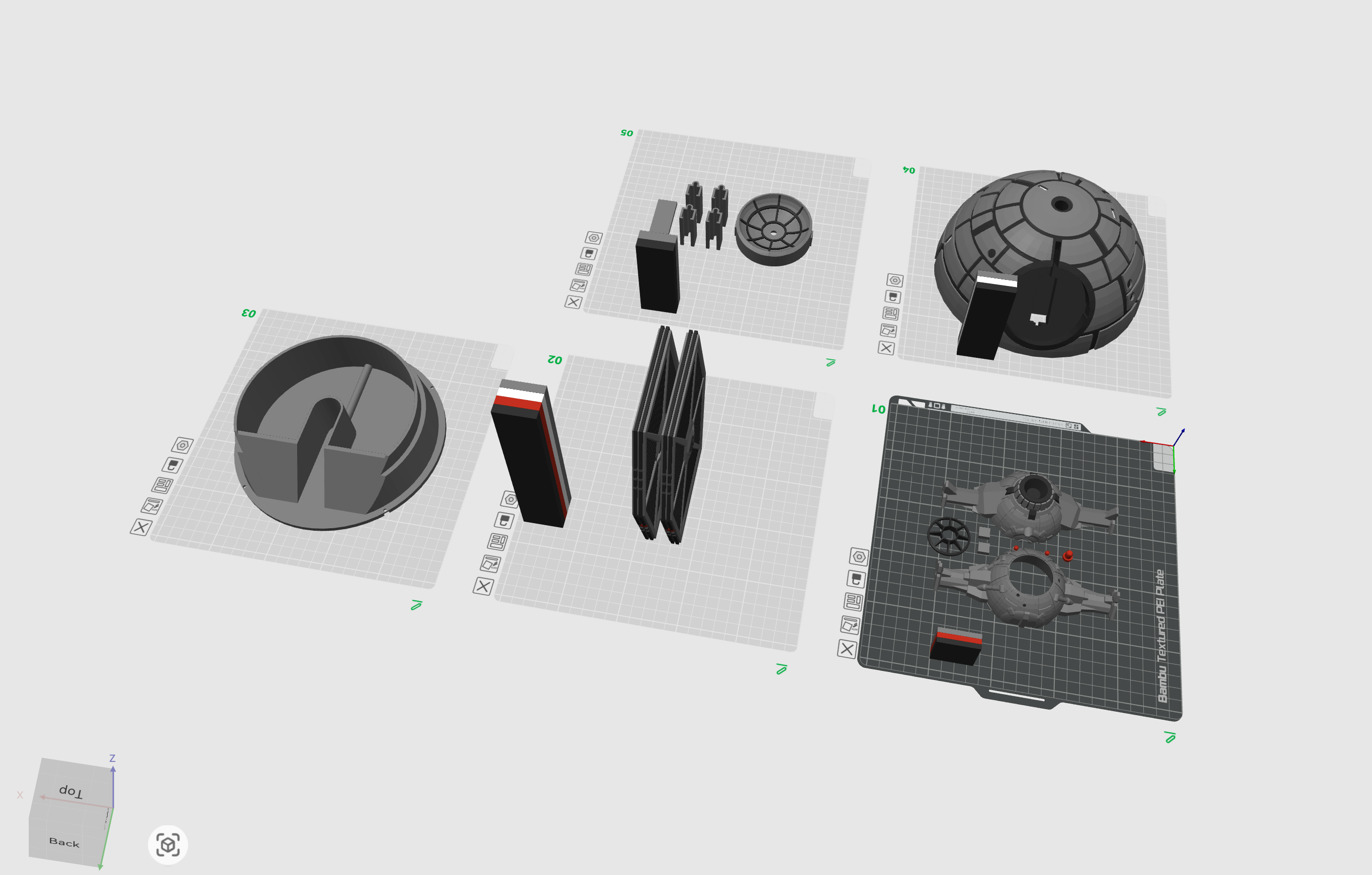 Tie Fighter Desk Lamp Kit