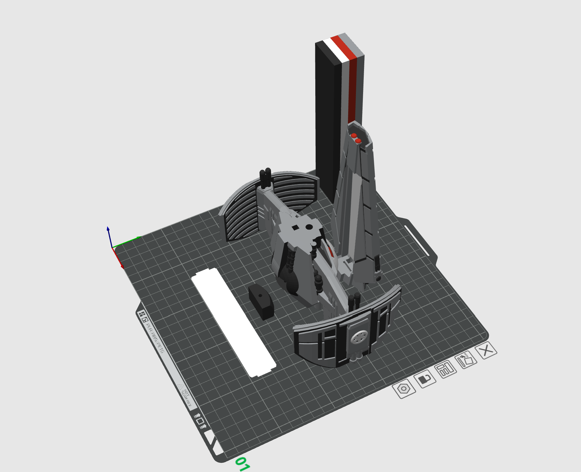 Sith Infiltrator Desk Lamp Kit