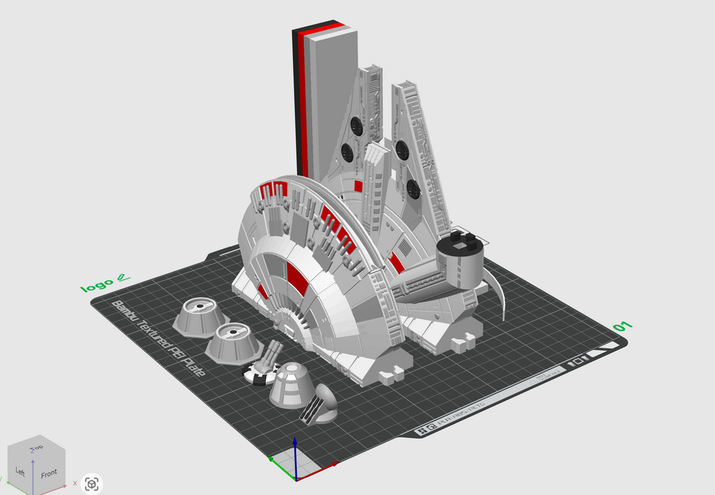 Millennium Falcon Desk Lamp Kit