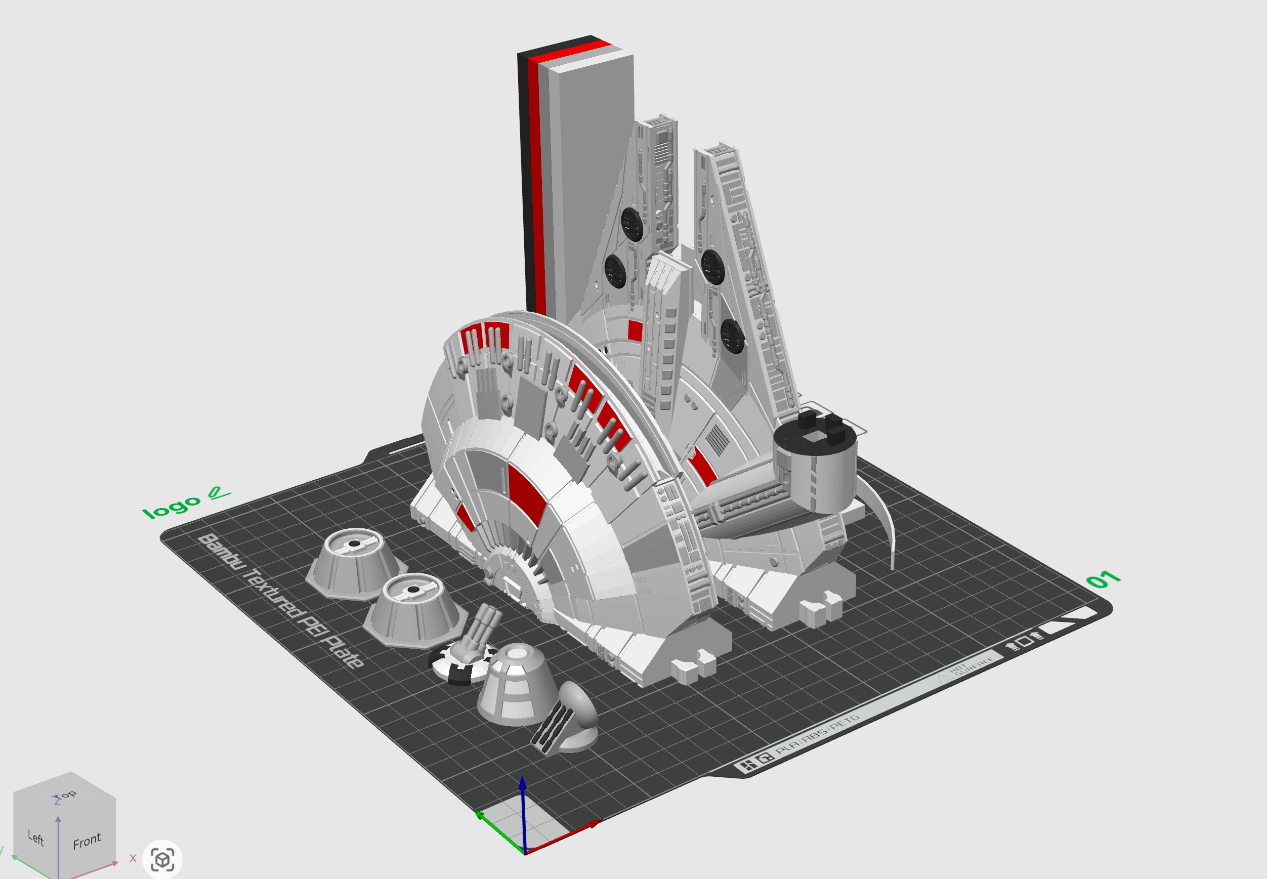 Millennium Falcon Desk Lamp Kit