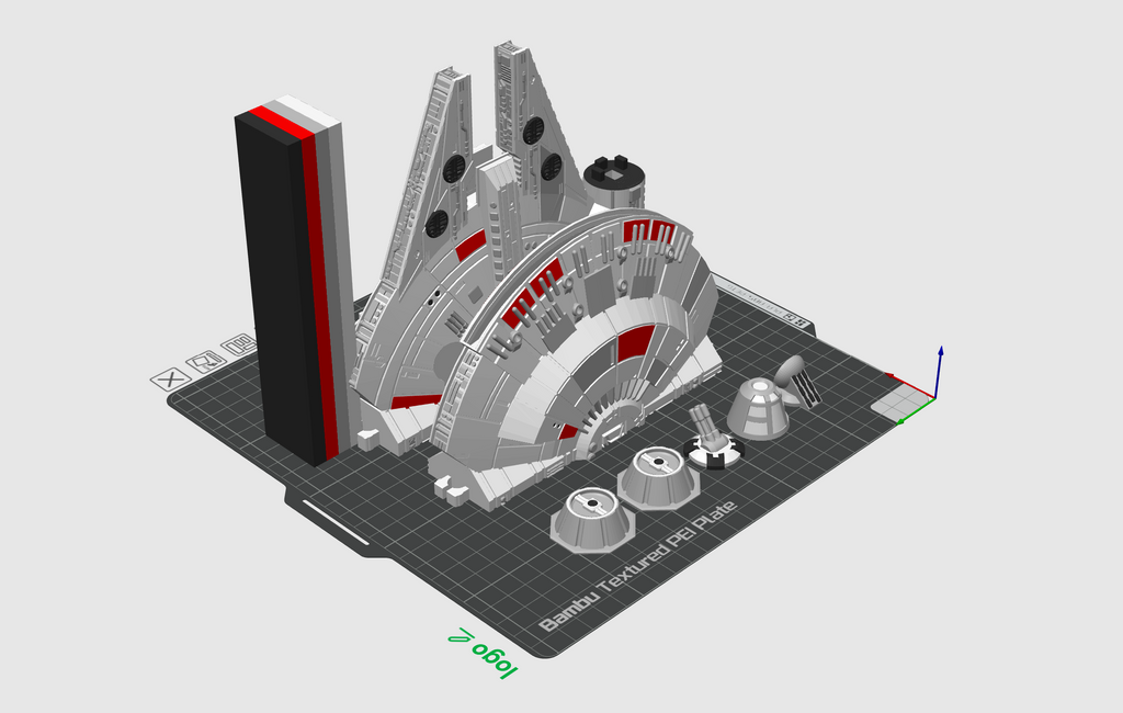 Millennium Falcon Desk Lamp Kit