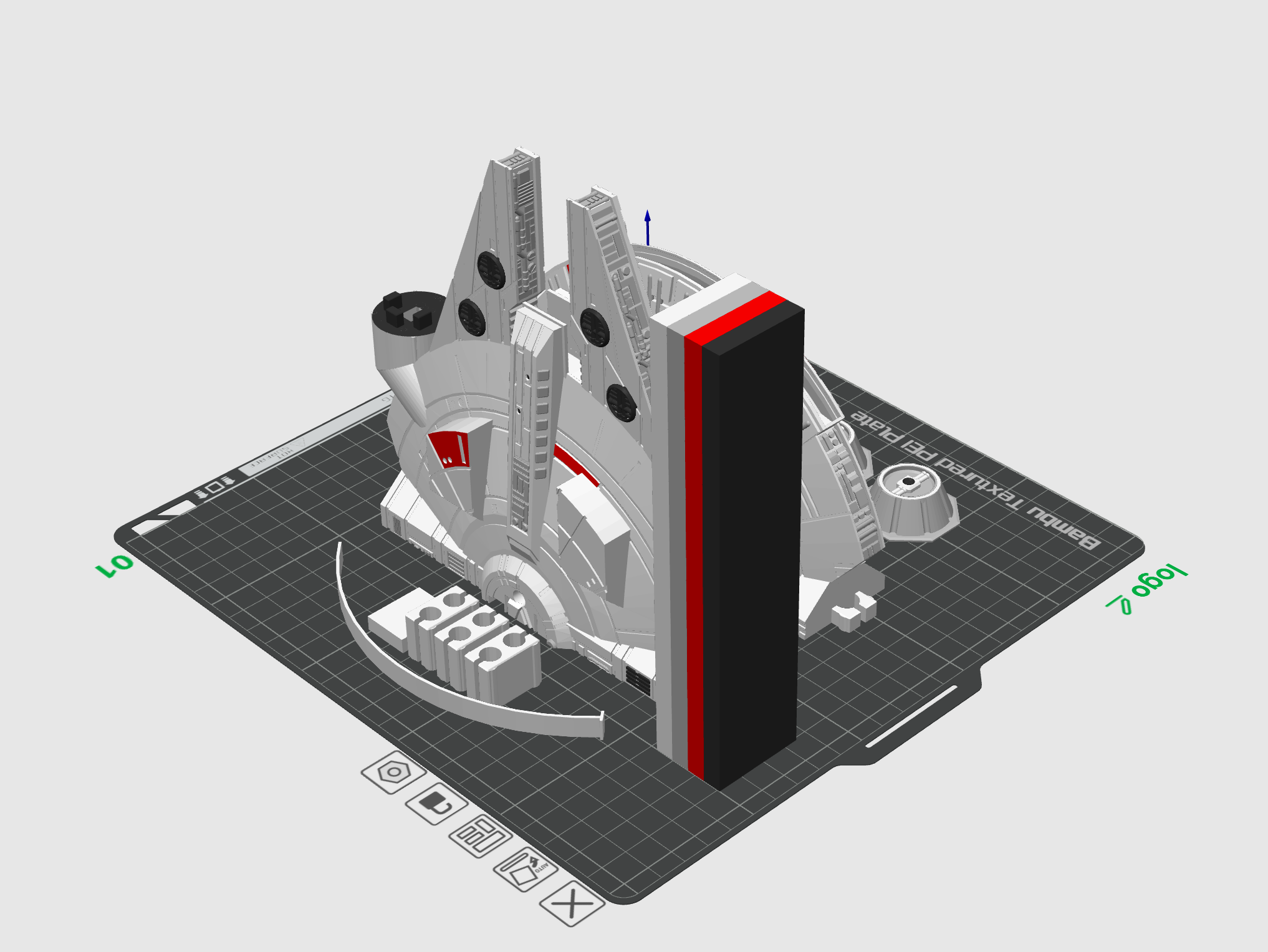 Millennium Falcon Desk Lamp Kit