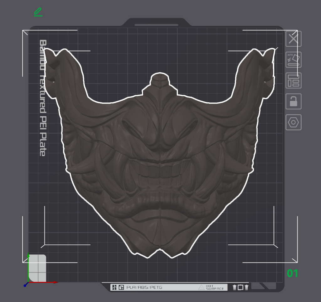 Samurai Mask: 3D Printed Cosplay Mask