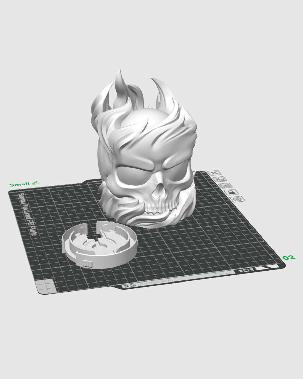 Skull Sphere - Table Lamp