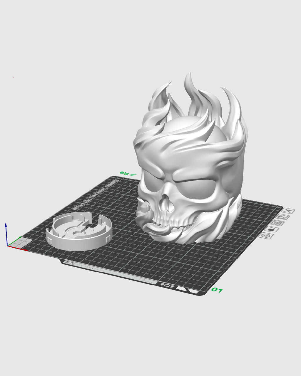 Skull Sphere - Table Lamp