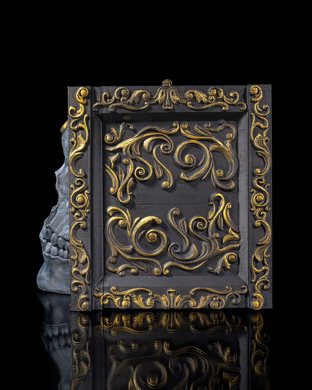 Skull Adornment Wine Bag Dispenser