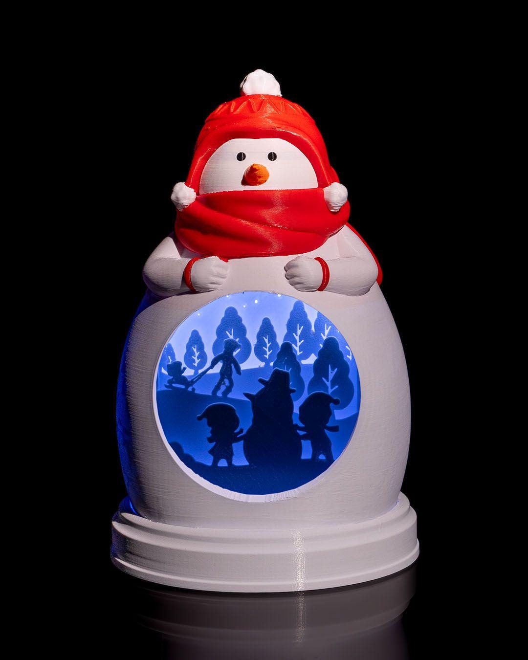 Friendly Snowman Decor Light