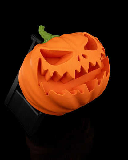 Flaming Pumpkin Wall Lamp