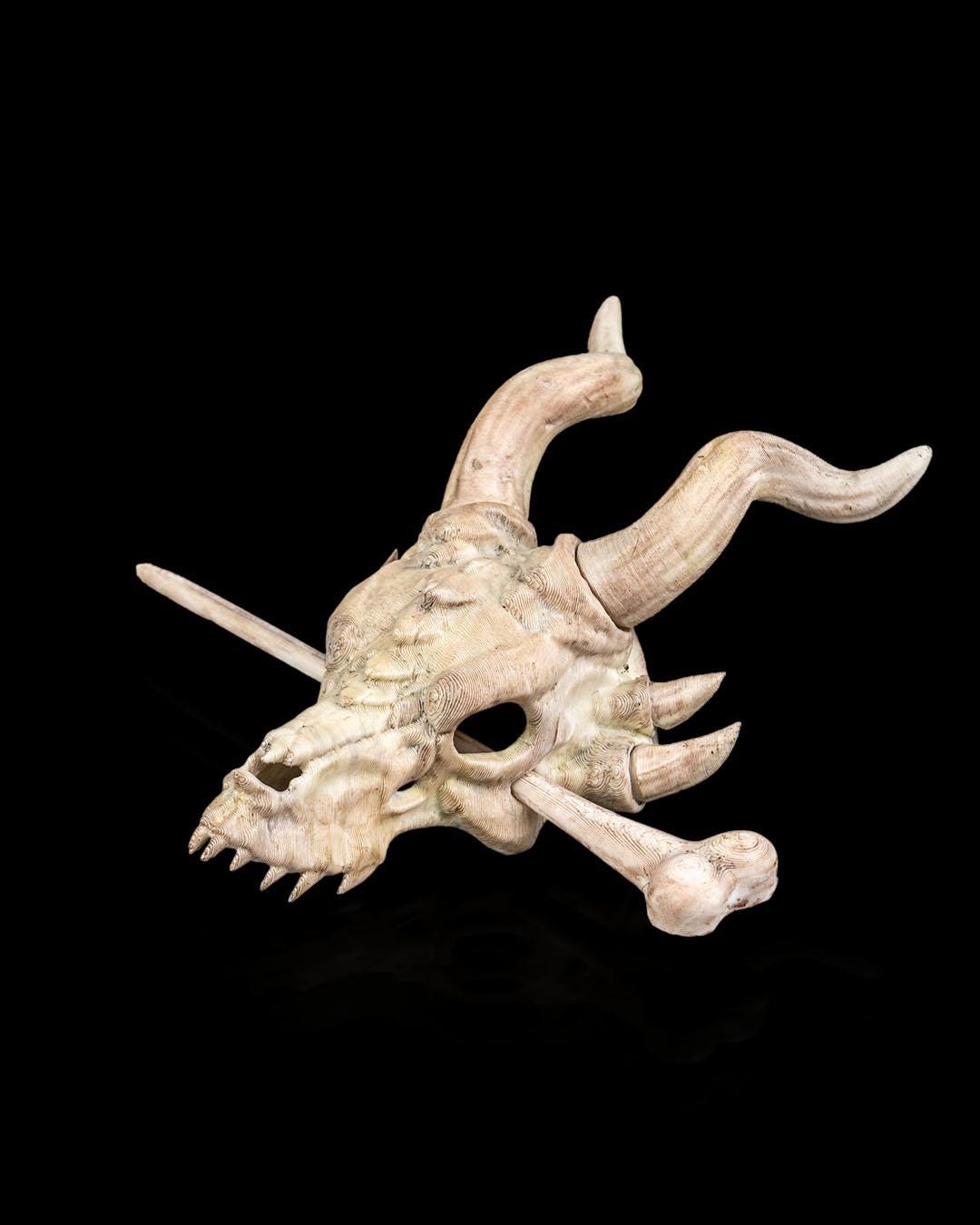 Bone Trophy Hair Pin