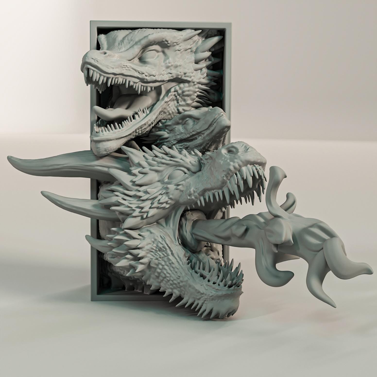 Drogon Book Nook and Wall Mount
