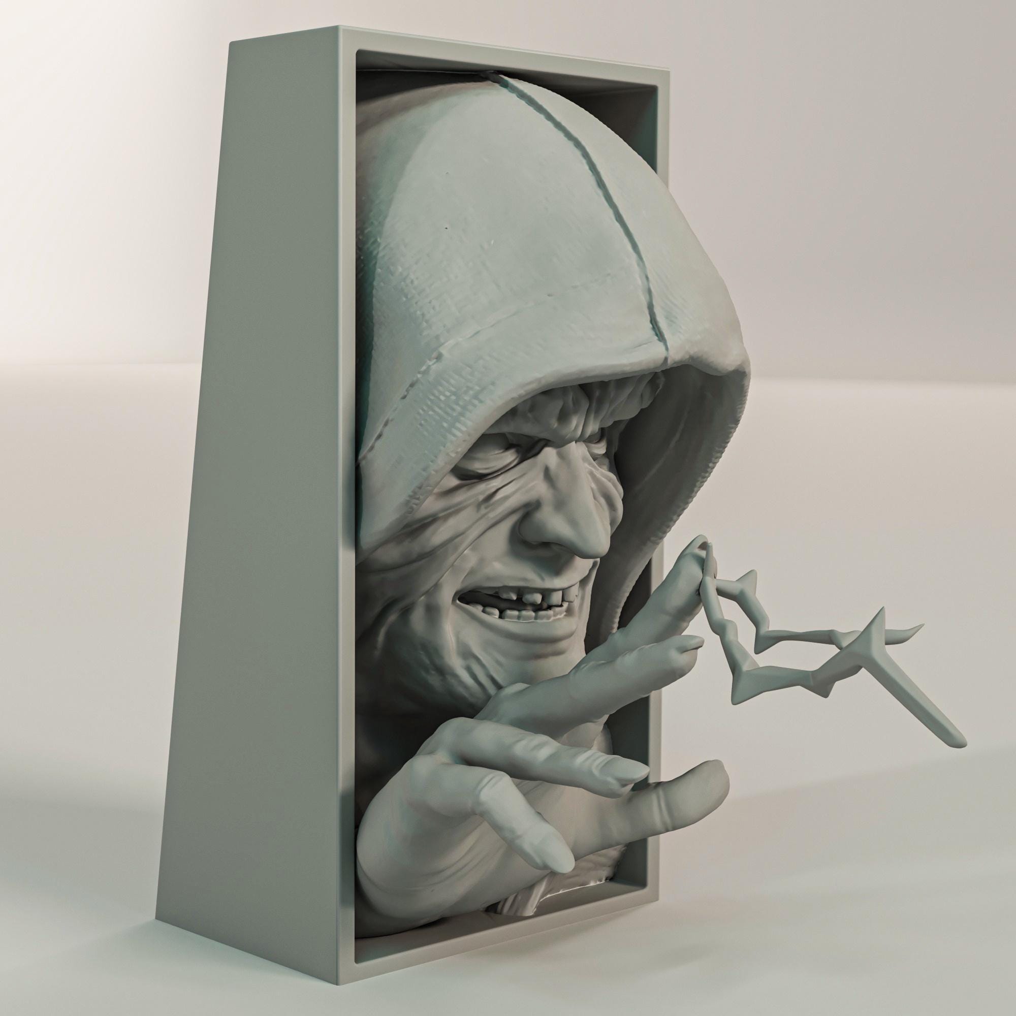 Emperor Palpatine Book Nook and Wall Mount