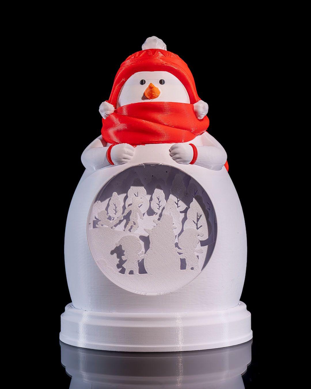 Friendly Snowman Decor Light