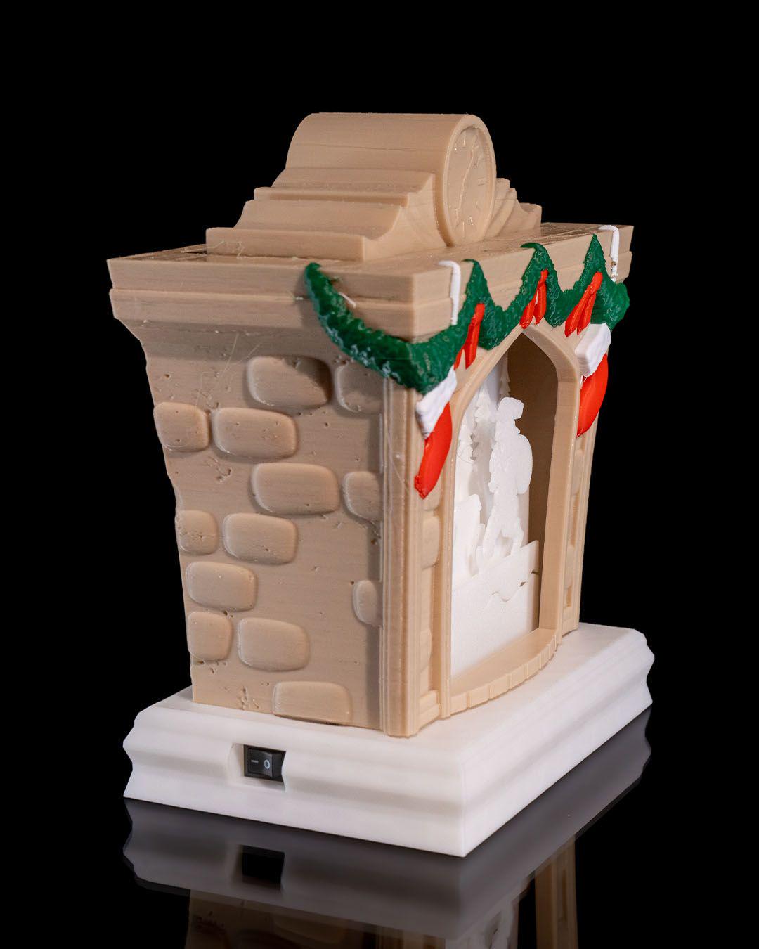 Cozy Fireplace Decor Light