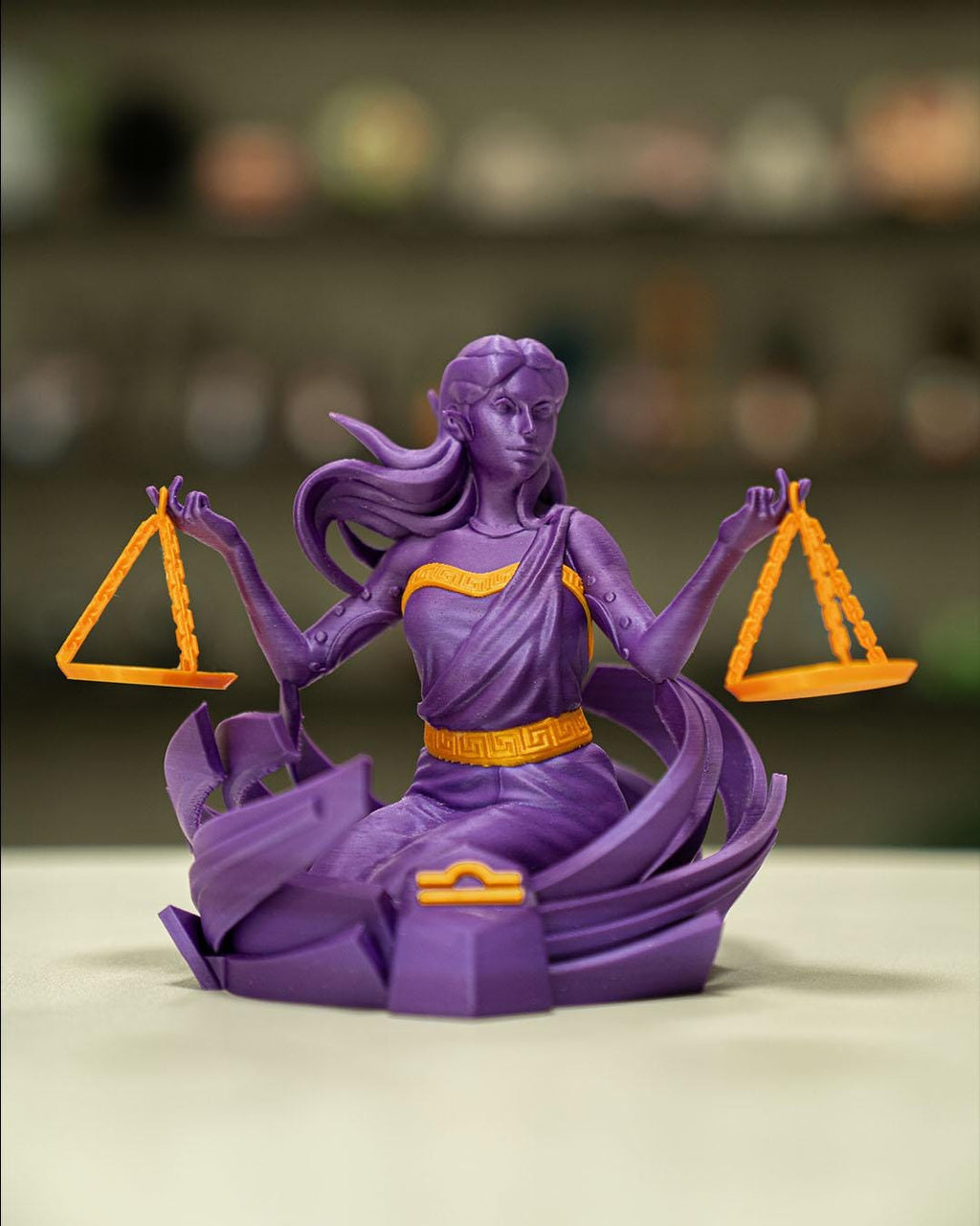 Libra Zodiac Statue