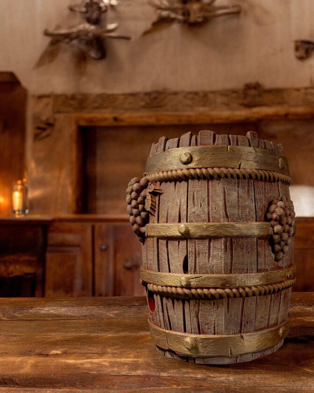 Chestnut Wine Bag Dispenser