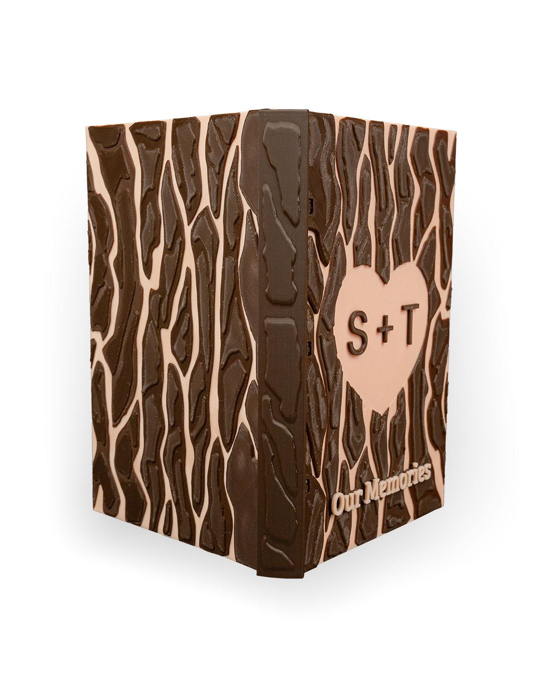 Heart Carving Custom Scrapbook