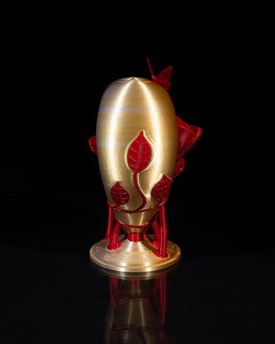 Heart and Roses Ornament