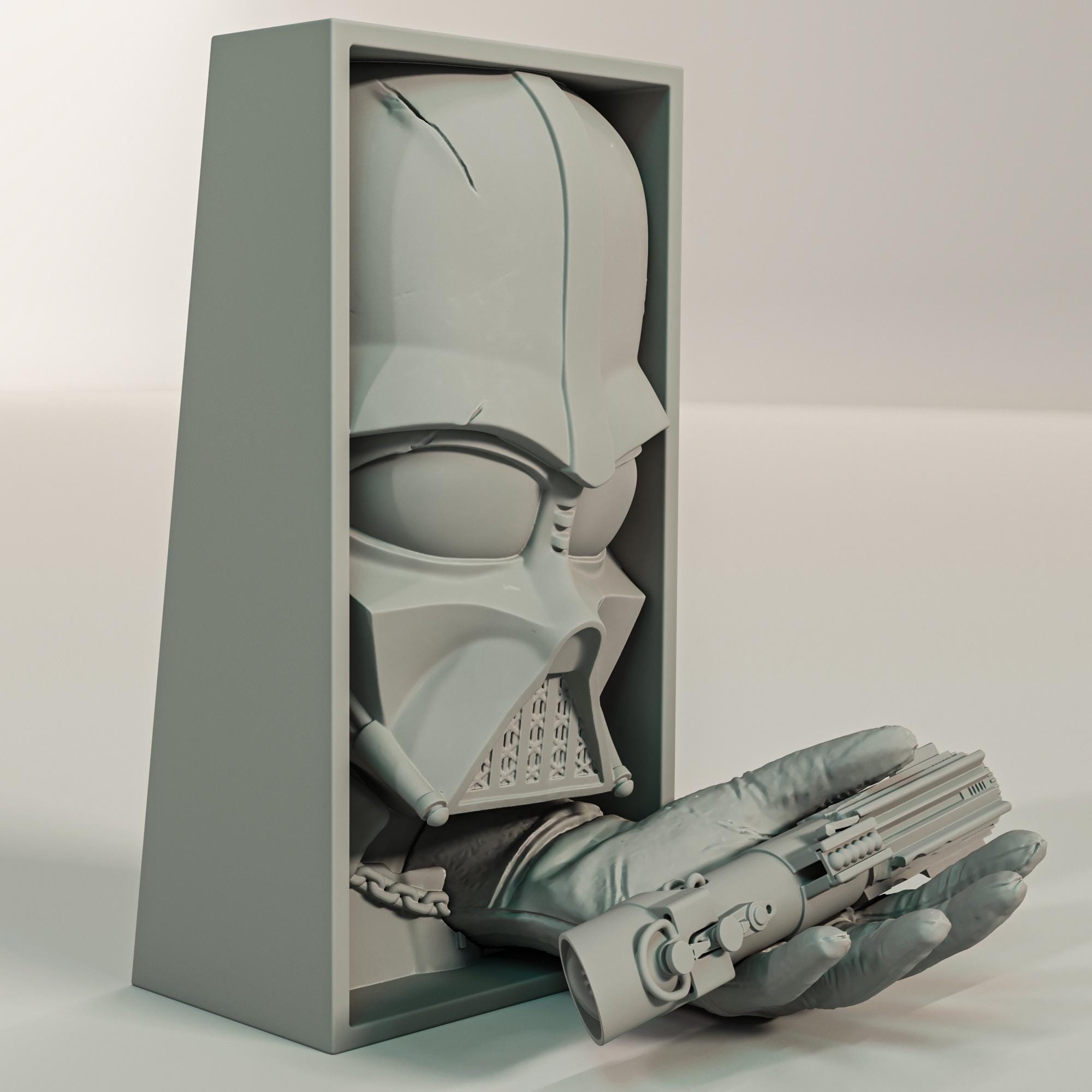 Darth Vader Book Nook and Wall Mount