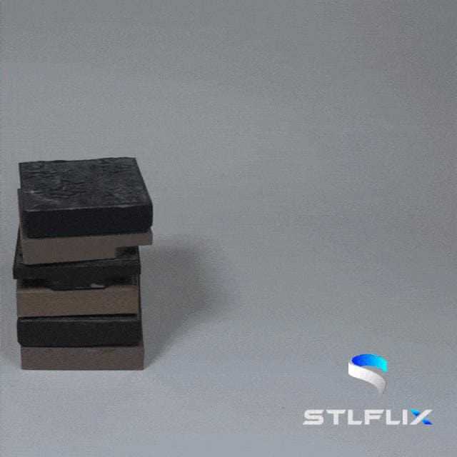 Solid Resin Orc Half Chess Set (16 pieces )