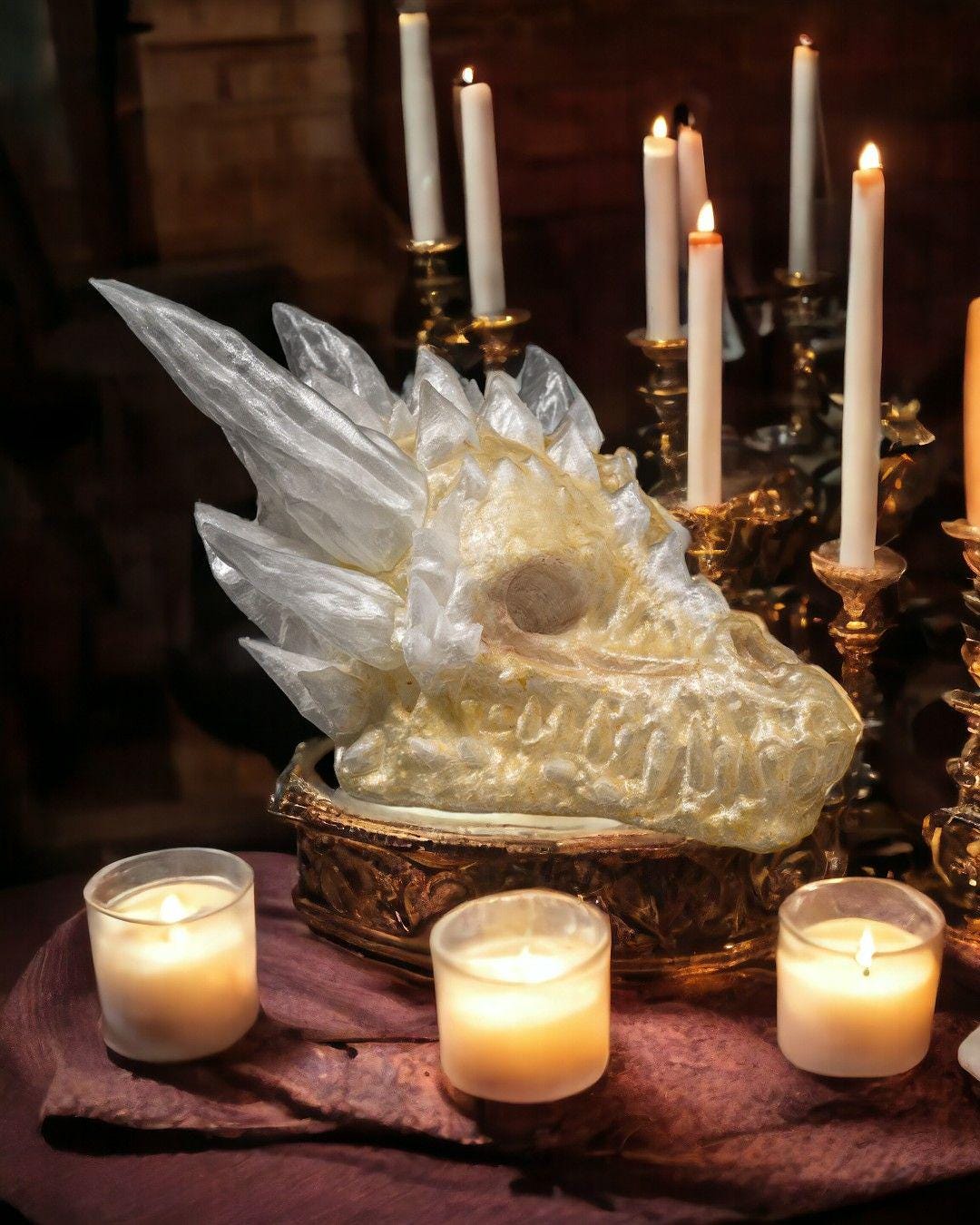 Diamond Dragon Skull