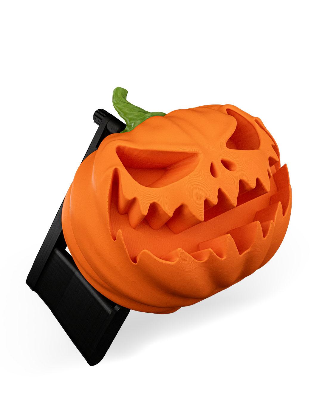 Flaming Pumpkin Wall Lamp