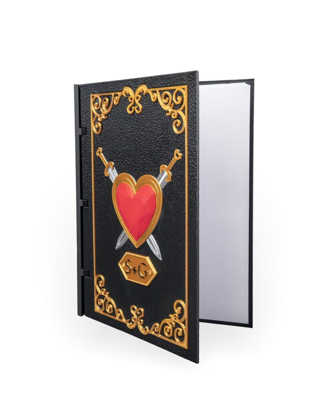 Crystal Heart Custom Scrapbook