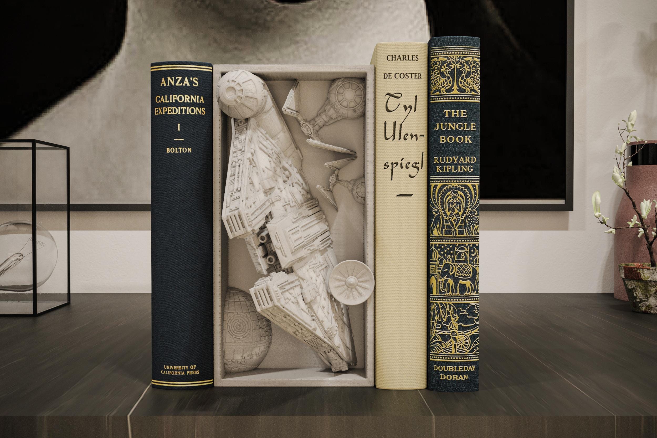 Star Wars Book Nook and Wall Mount