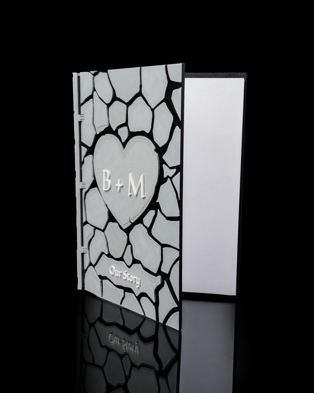 Stone Heart Custom Scrapbook