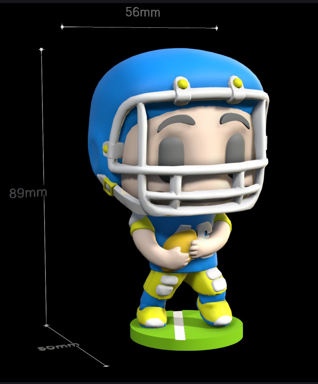 Customizable Football Player