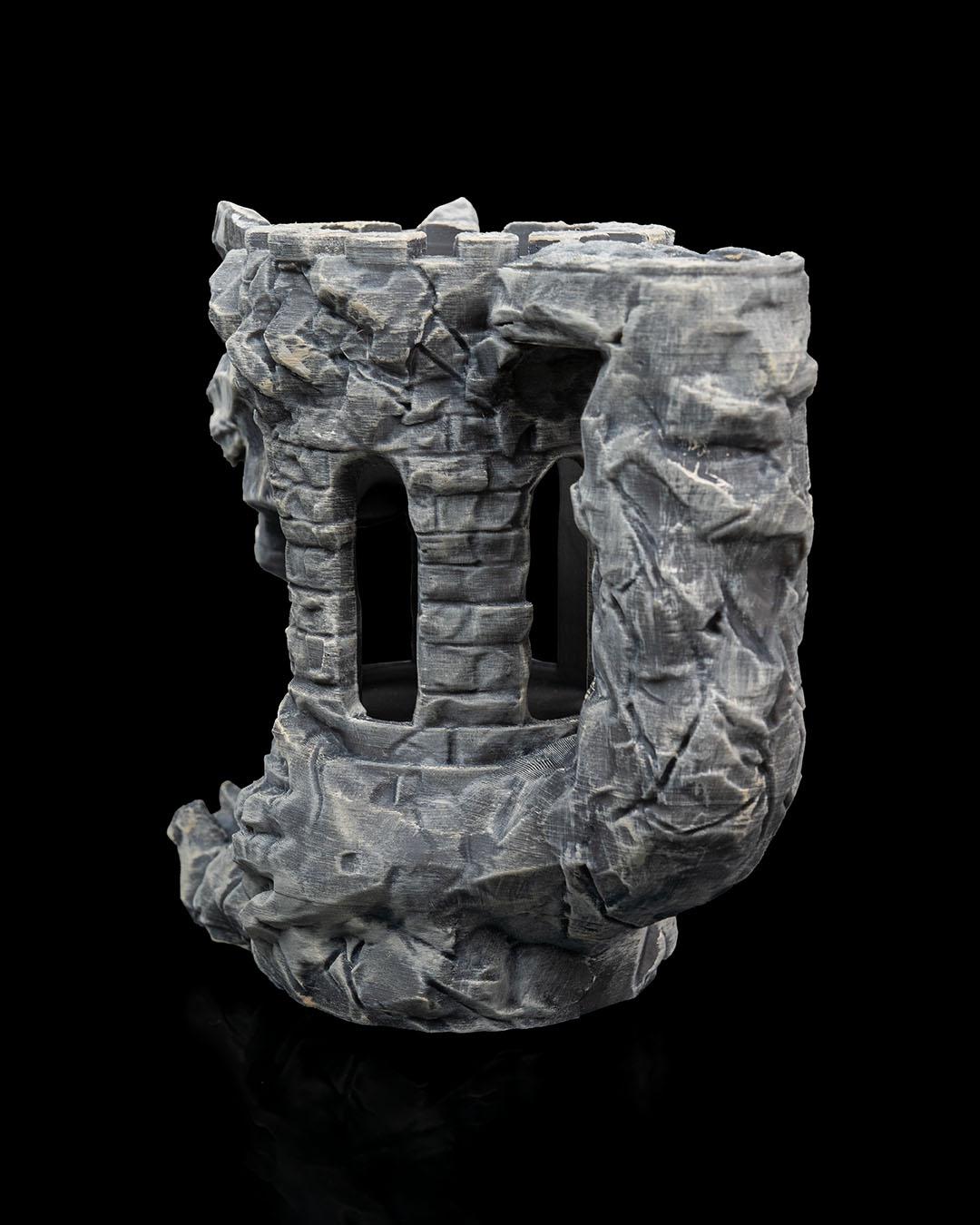 Dragon's Fortress Can Holder & Dice Tower
