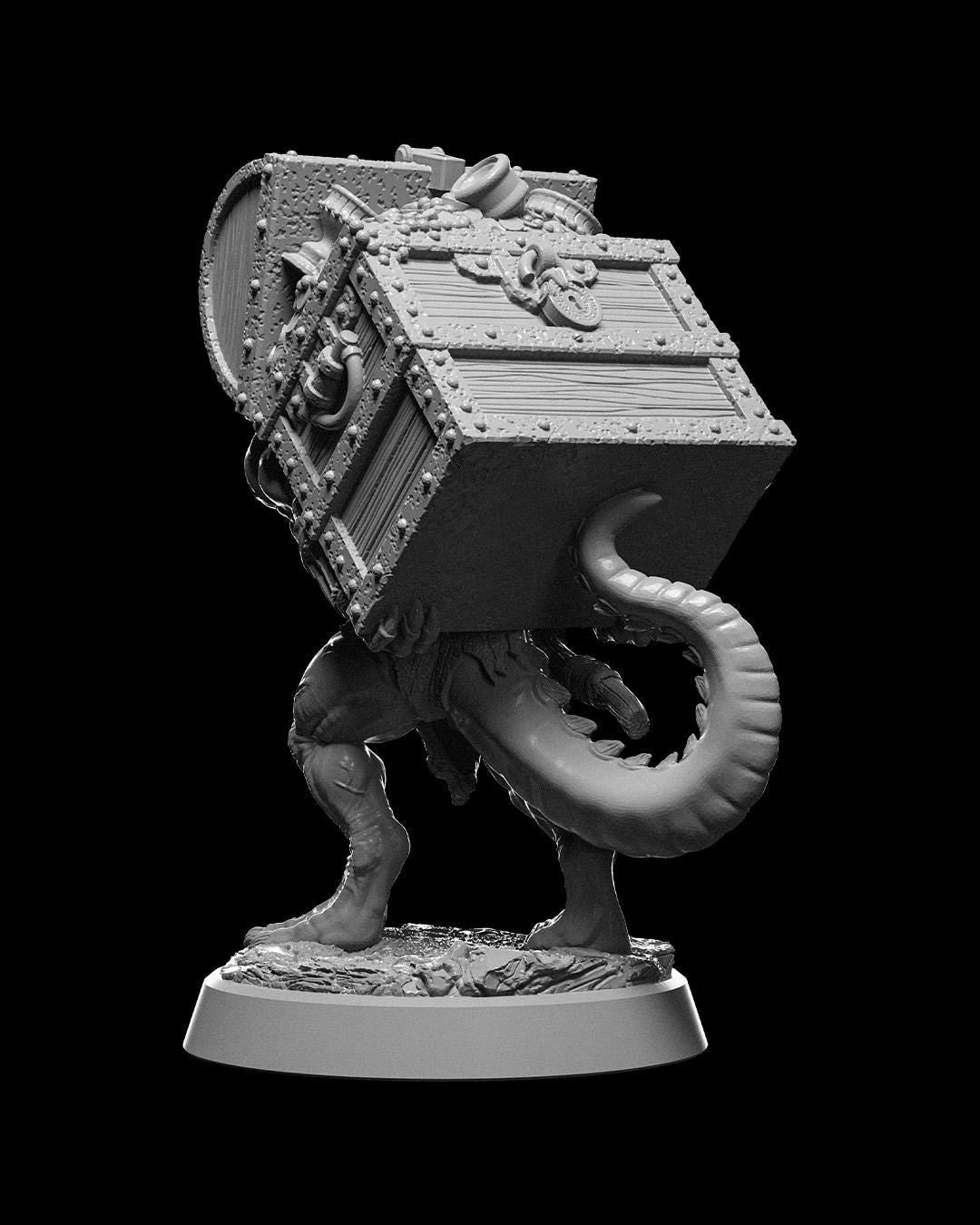 Dragon's Vault - Dragonfolk Carrier - Miniature