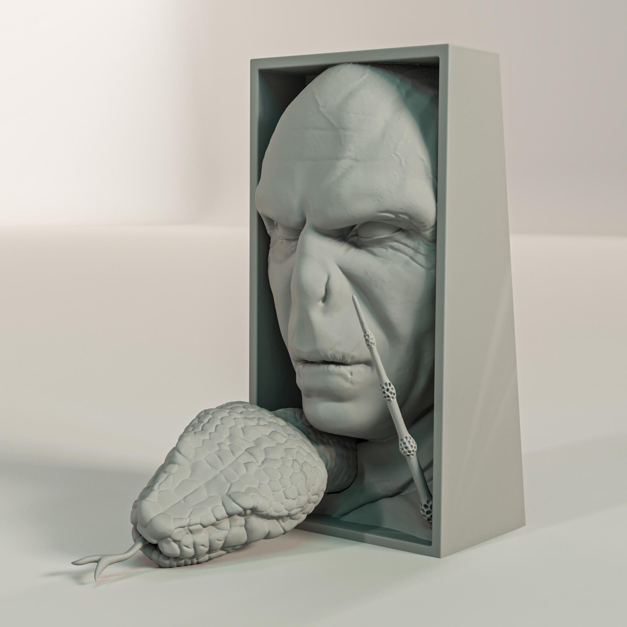 Voldemort Book Nook and Wall Mount