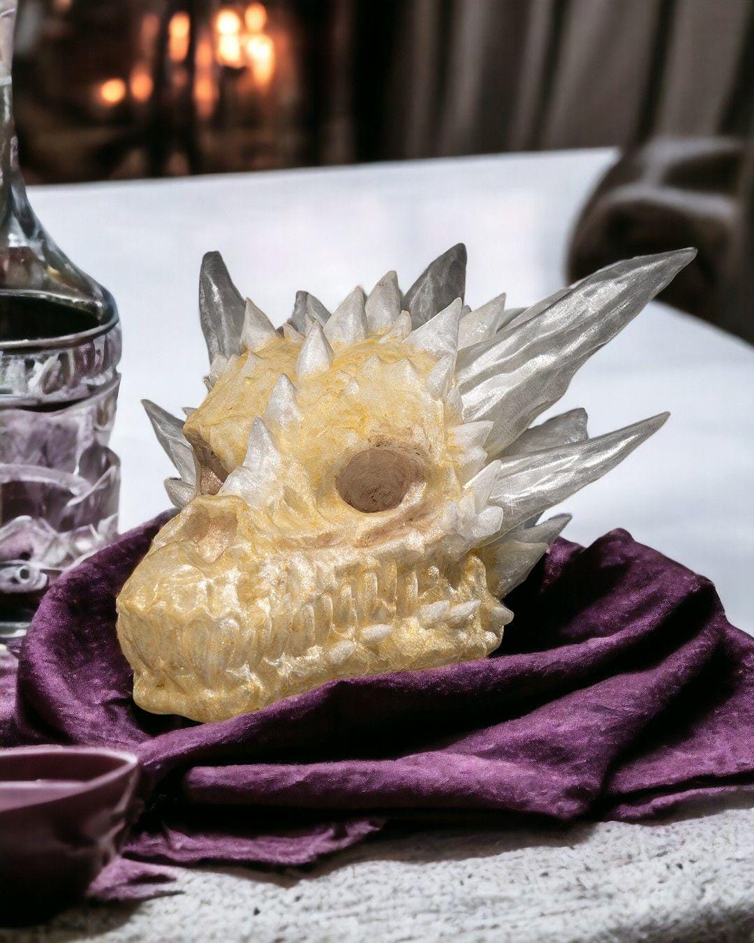 Diamond Dragon Skull