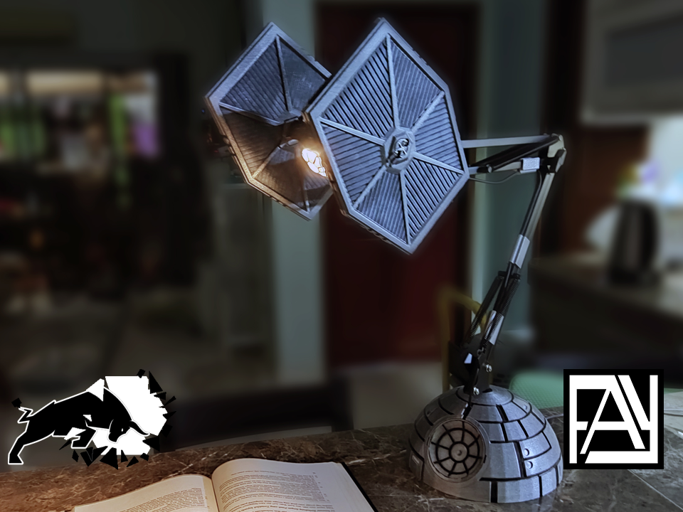 Tie Fighter Desk Lamp Kit
