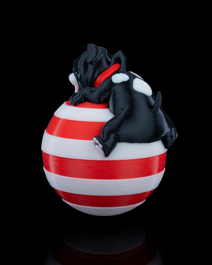 Sleeping Dog Christmas Ornament