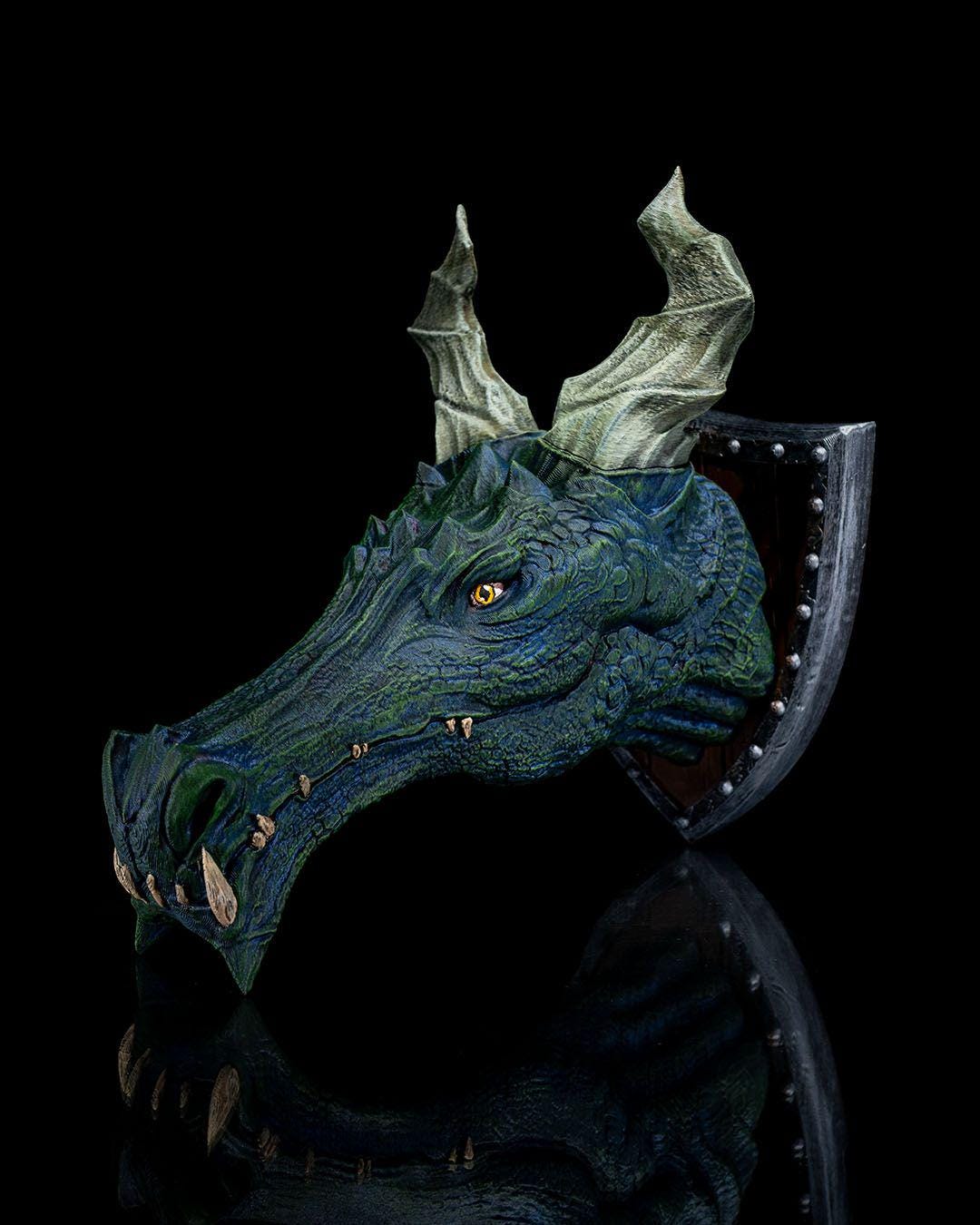 False Dragon (Wyvern) Trophy - Ready for paint