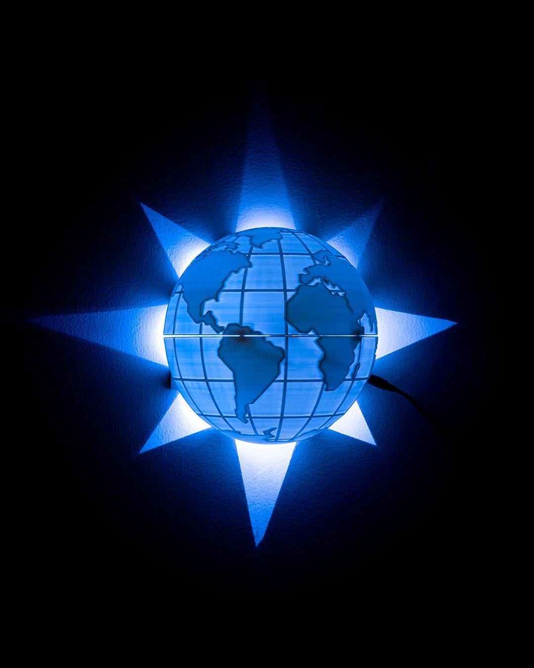Exploration Globe Wall Light