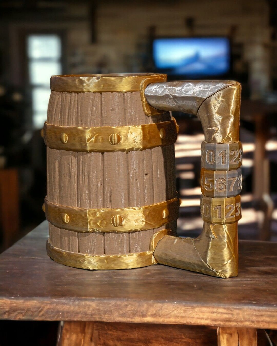 Keg o’ Beer Can Holder