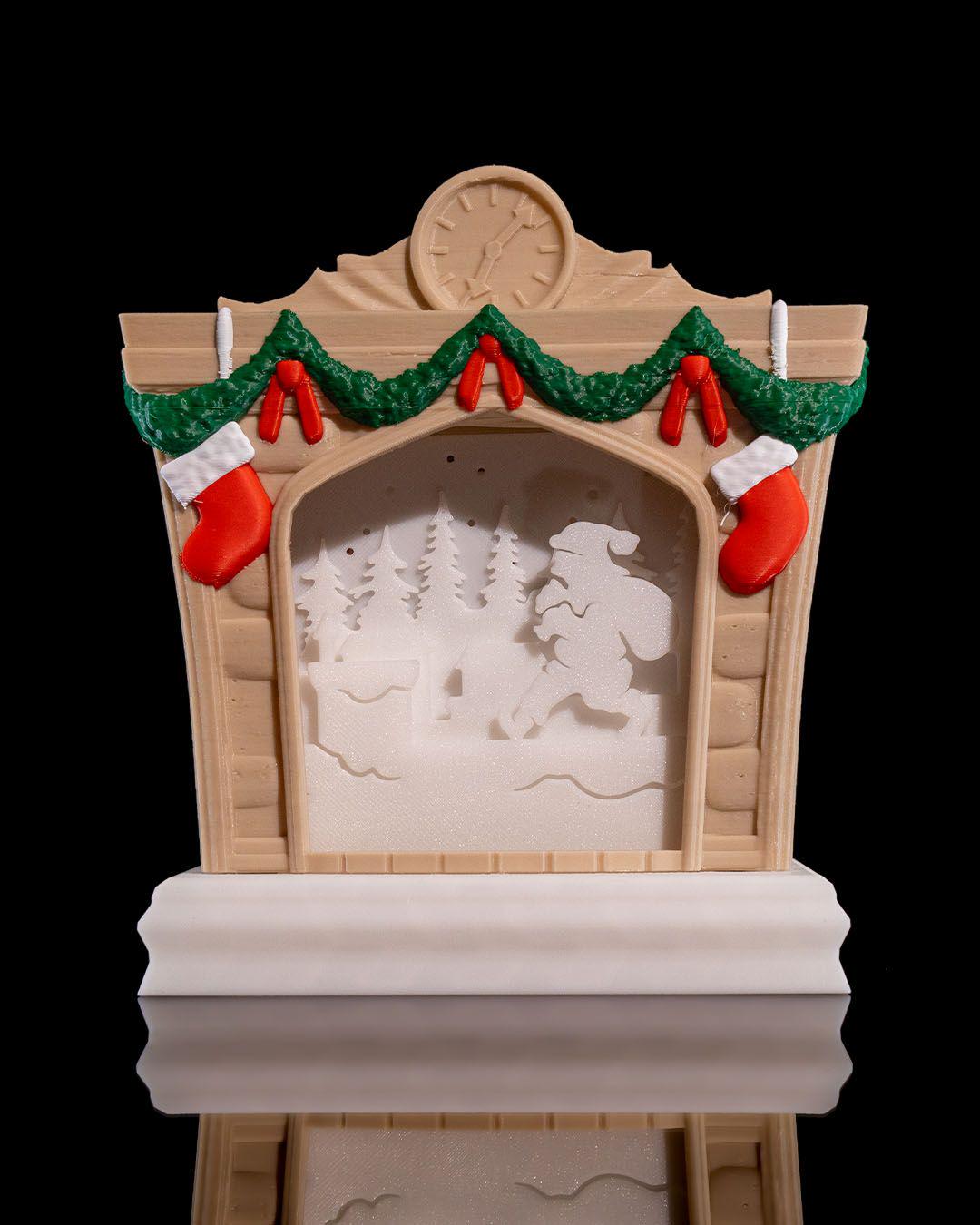 Cozy Fireplace Decor Light